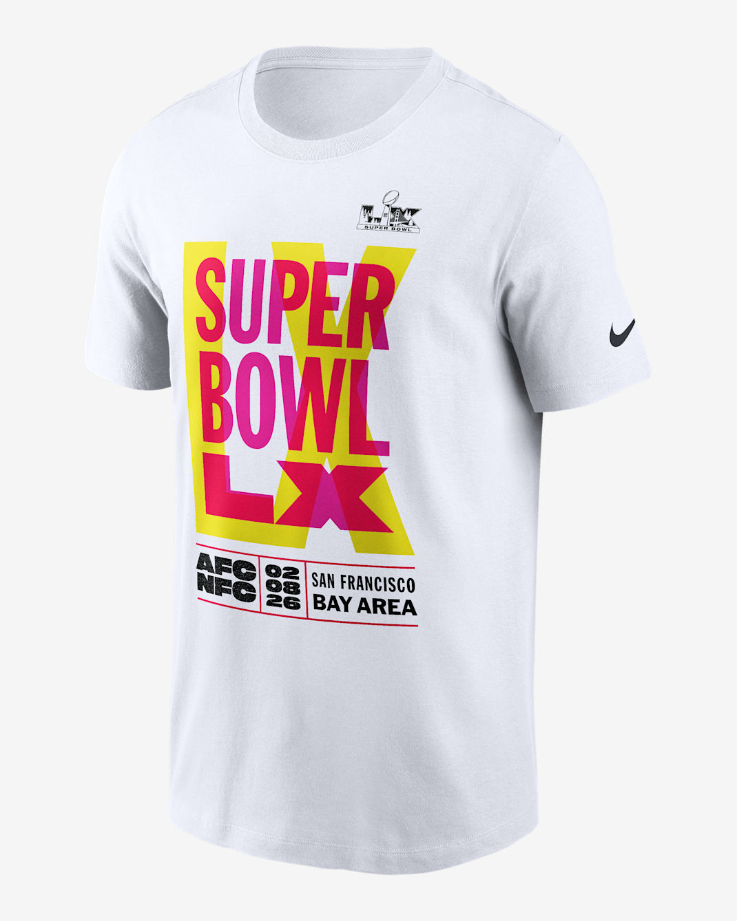 Super Bowl LX Men's Nike NFL Essential T-Shirt - White