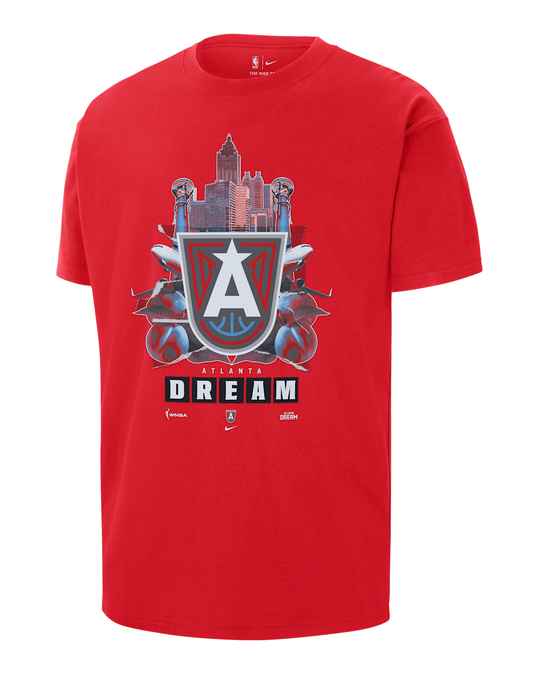 Atlanta Dream Men's Nike WNBA Max90 T-Shirt - University Red