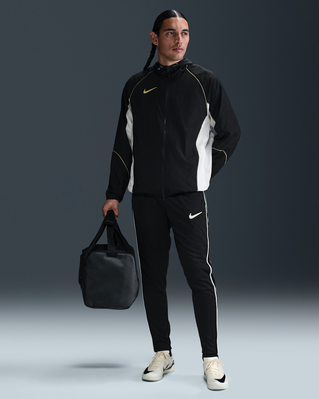 Nike Academy+ Men's Dri-FIT Soccer Pants - Black/Black/Pale Ivory