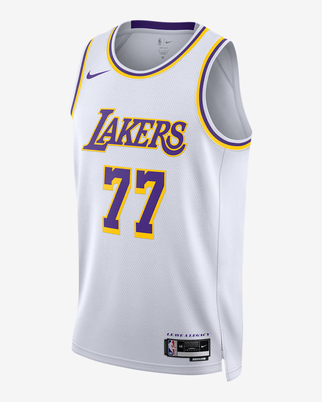 Los Angeles Lakers Association Edition Men's Nike Dri-FIT NBA Swingman Jersey - White