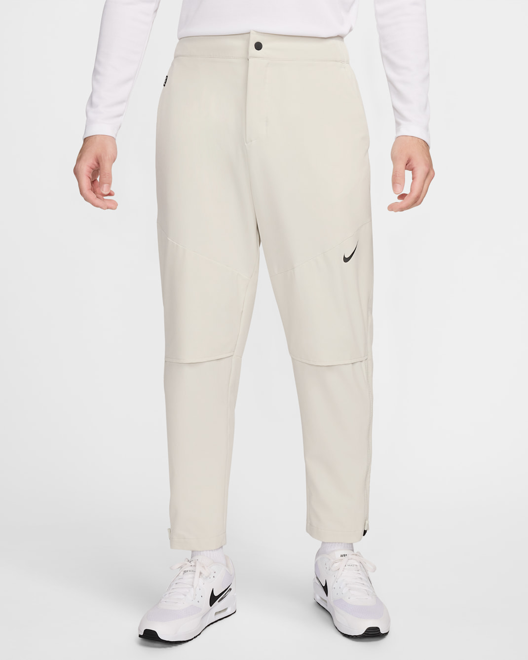 Nike Golf Club Men's Dri-FIT Golf Trousers - Light Bone/Black