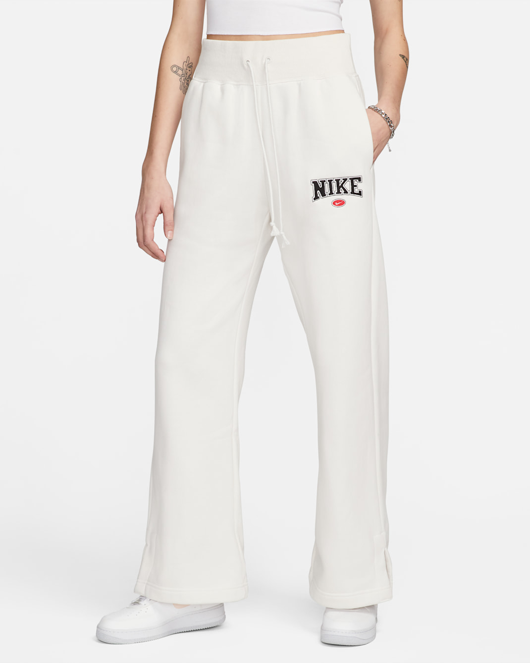Nike Sportswear Phoenix Fleece Women's High-Waisted Wide-Leg Sweatpants - Phantom