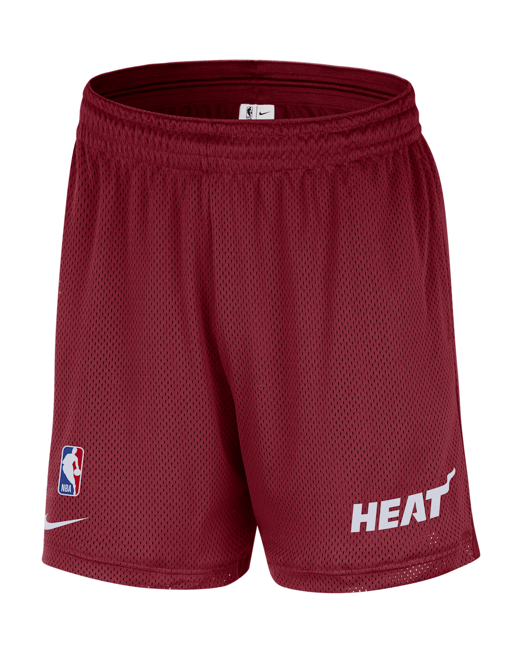 Miami Heat Men's Nike NBA Mesh Shorts - Tough Red