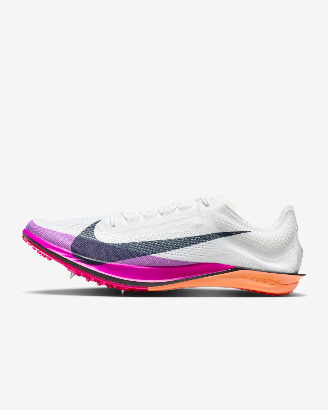 Spikes para carreras de fondo Nike Dragonfly 2 Elite - Blanco/Hipervioleta/Carmesí brillante/Obsidiana
