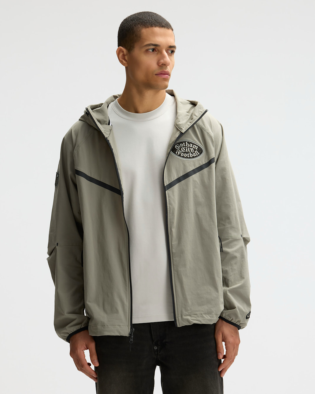 New York Jets Rivalries Collection Tech Men's Nike NFL Full-Zip Jacket - Charcoal