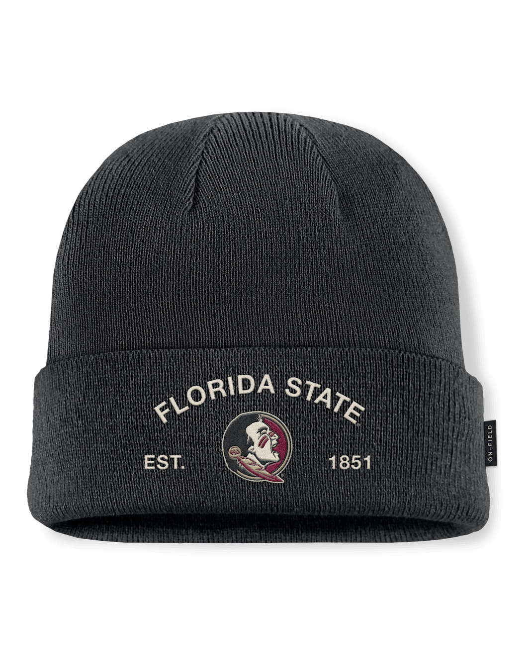 Florida State 2025 Military Appreciation Men's Nike College Cuffed Beanie - Black