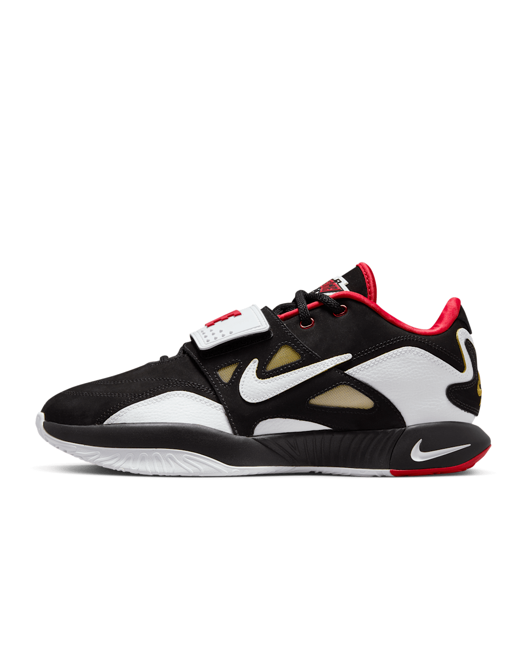 Buty do koszykówki LeBron XXI „Prime 93” - Czerń/Fire Red/Metallic Gold/Biel
