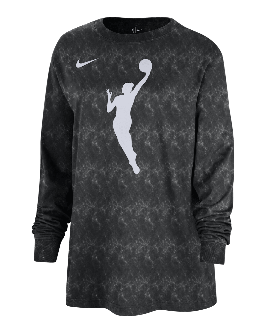 Playera de manga larga Nike WNBA para mujer Team 13 - Negro