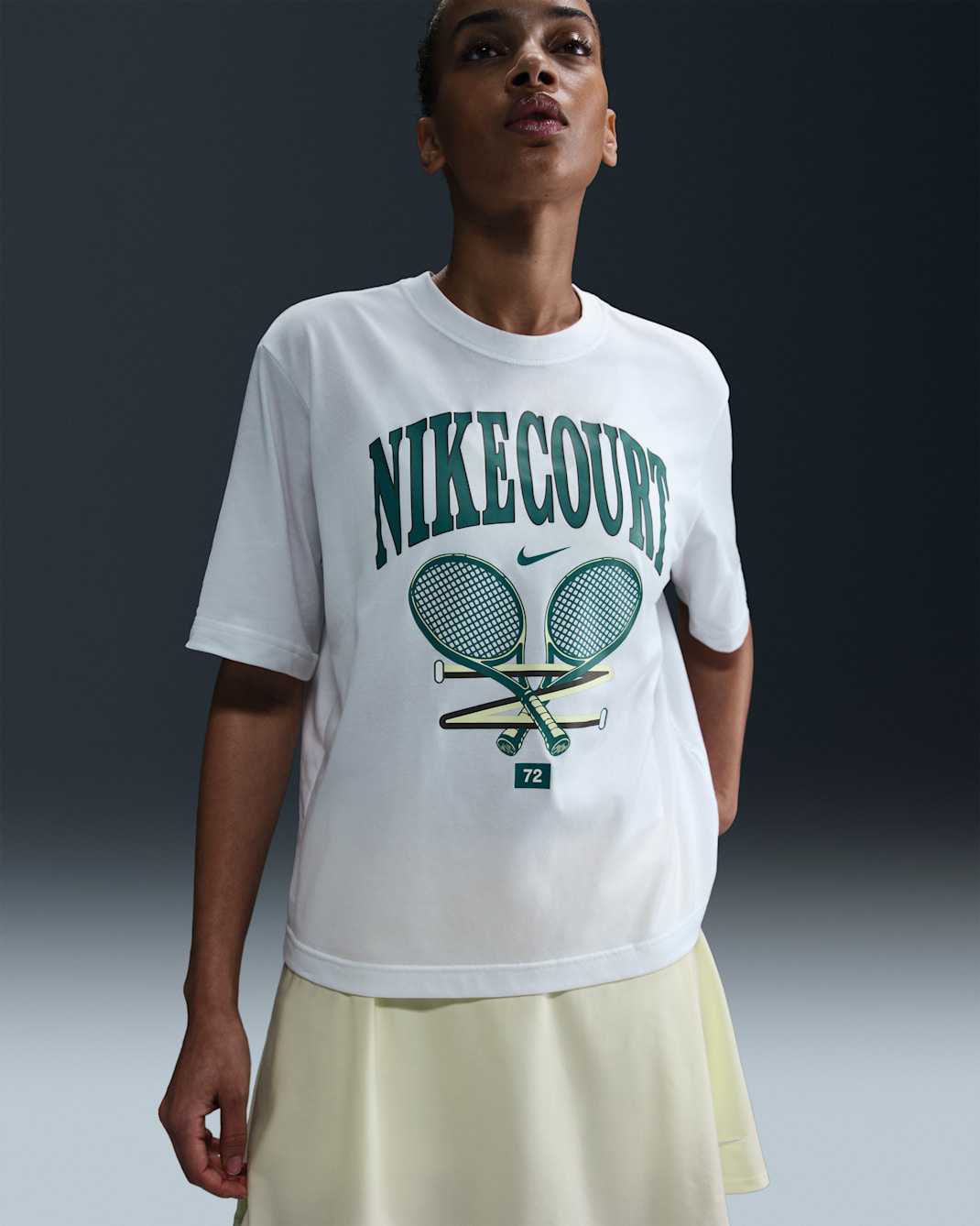 Nike Slam Women's Dri-FIT Short-Sleeve T-Shirt - White