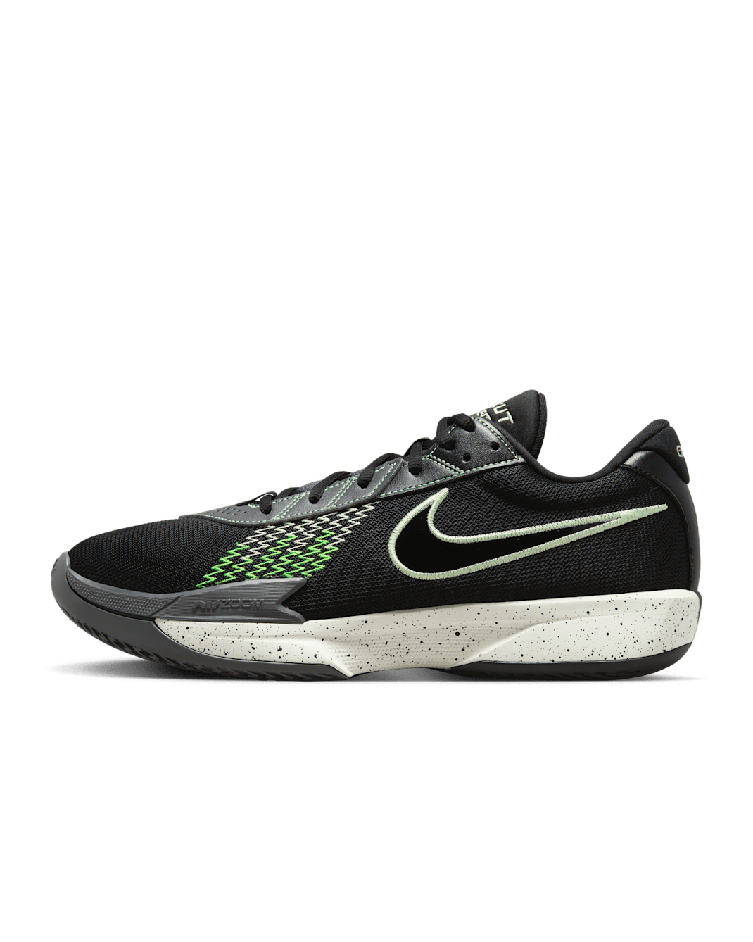 Nike G.T. Cut Academy EP Basketball Shoes - Black/Iron Grey/Green Strike/Barely Volt