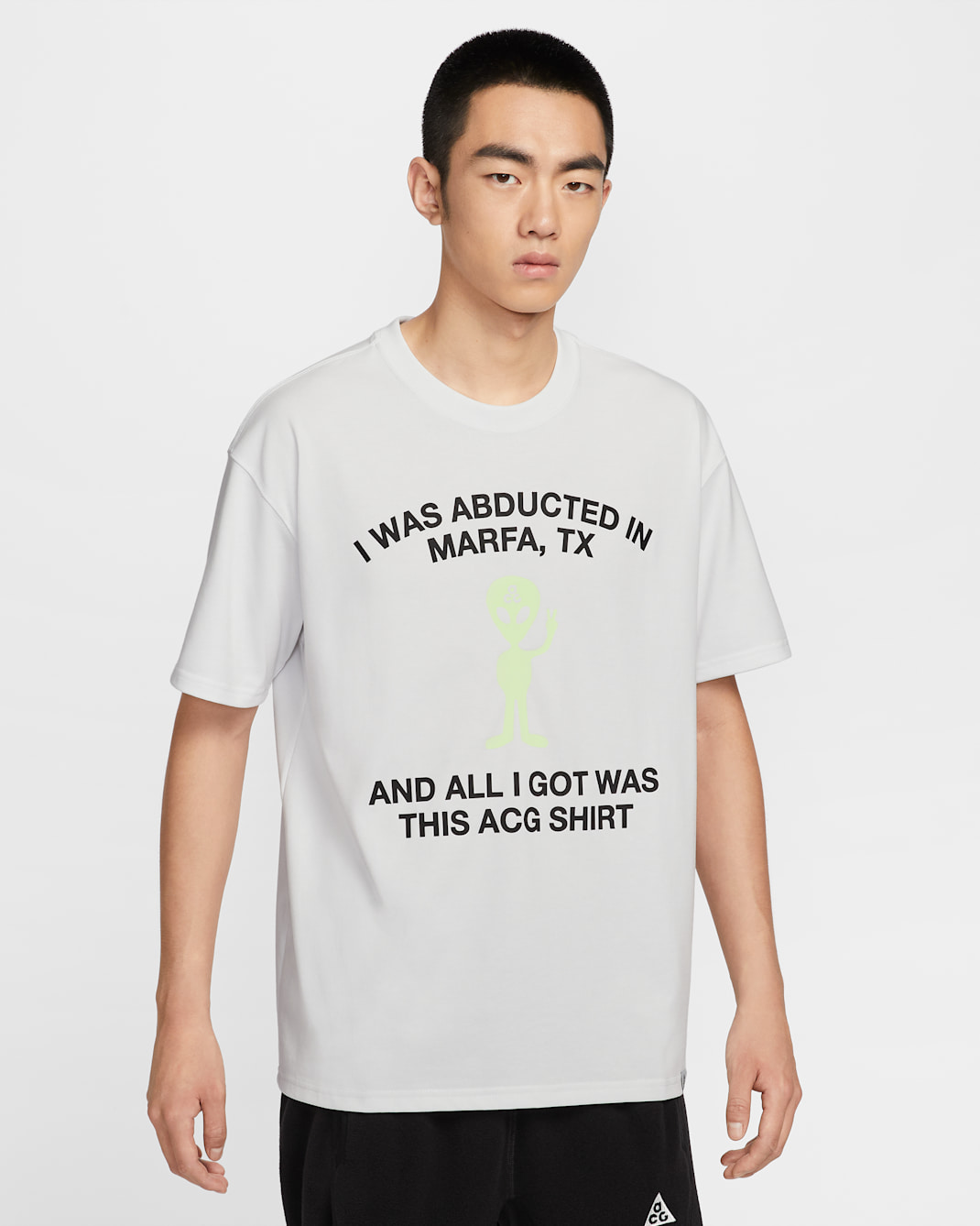 나이키 ACG 남성 티셔츠 - 서밋 화이트