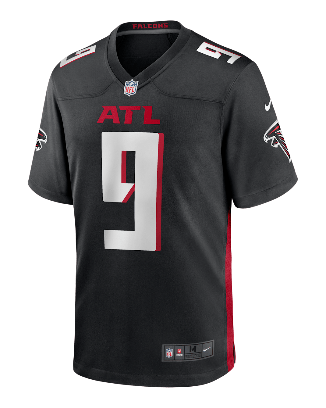 Michael Penix Jr. Atlanta Falcons Men's Nike NFL Game Football Jersey - Black