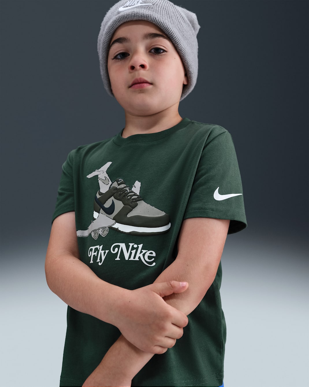 Nike Little Kids' "Fly Nike" T-Shirt - Fir