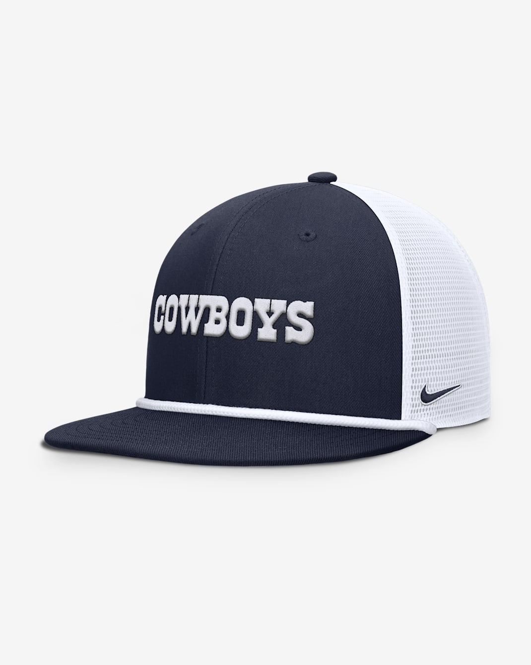Dallas Cowboys Pro Men's Nike Dri-FIT NFL Trucker Adjustable Hat - Navy