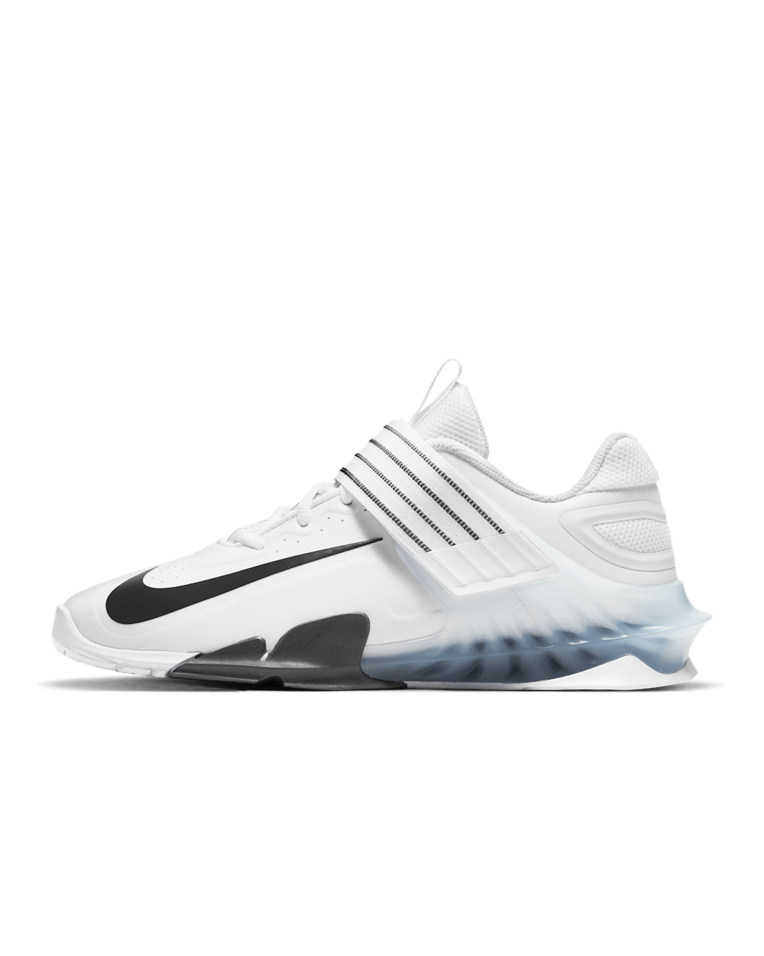 Sapatilhas de halterofilismo Nike Savaleos - Branco/Cinzento Iron/Laranja Laser/Preto