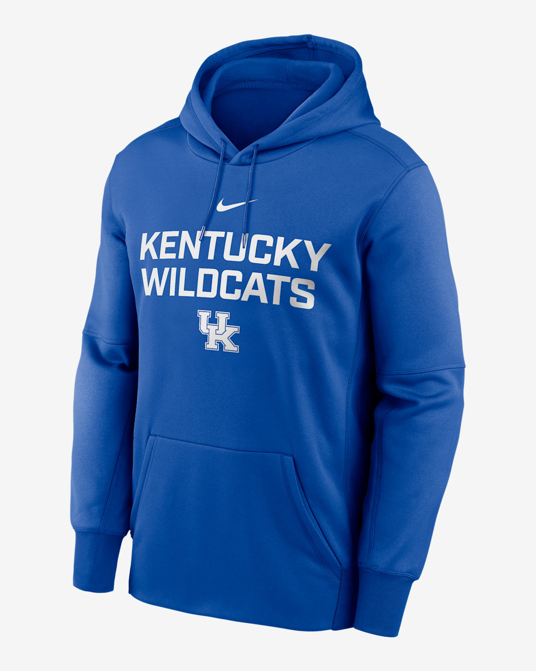 Kentucky Team Stacked Men’s Nike Therma College Pullover Hoodie - Royal