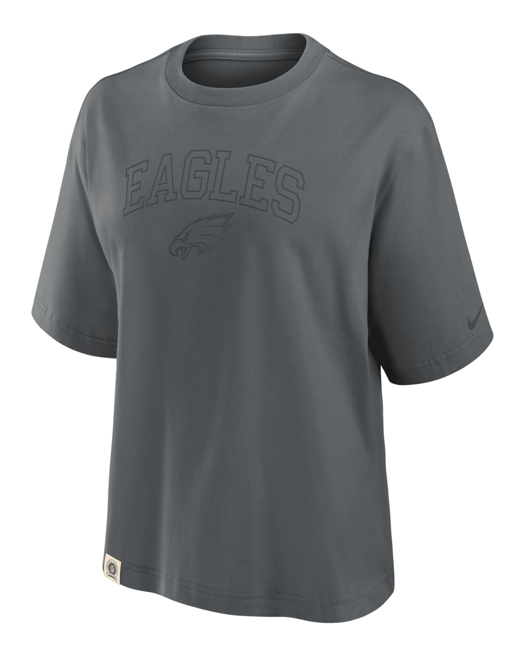 Philadelphia Eagles Arch Boxy Women's Nike NFL T-Shirt - Iron Grey