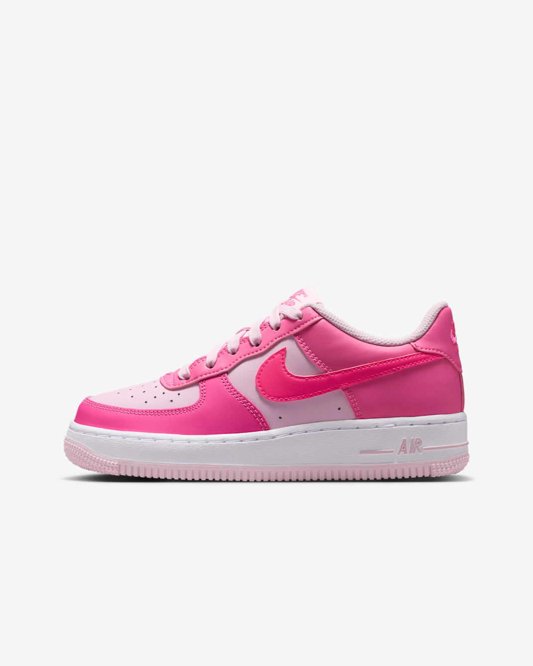 Tenis para niño grande Nike Air Force 1 - Rosa paleta/Espuma rosa/Blanco/Hiperrosa