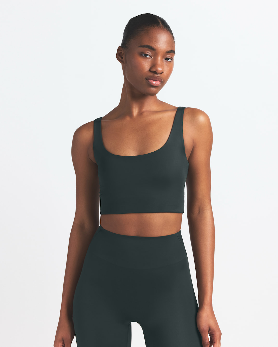 NikeSKIMS Shine Women's Scoop-Neck Bra Top - NSKM DARK TEAL/NSKM DARK TEAL