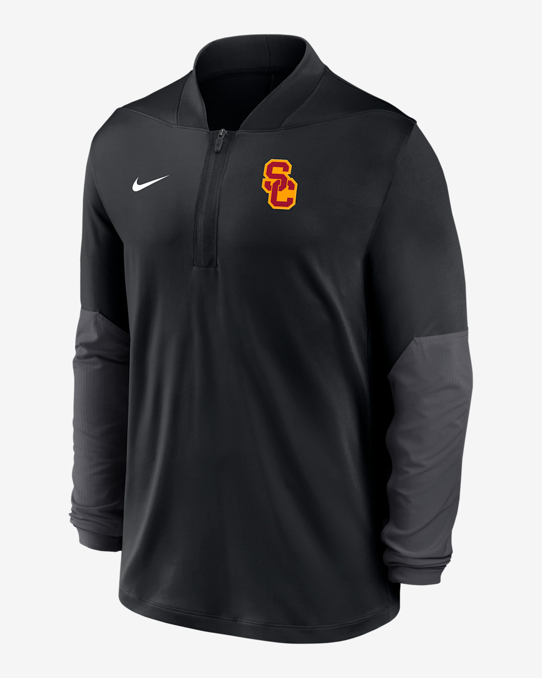 USC Men's Nike Dri-FIT College 1/2-Zip Top - Black