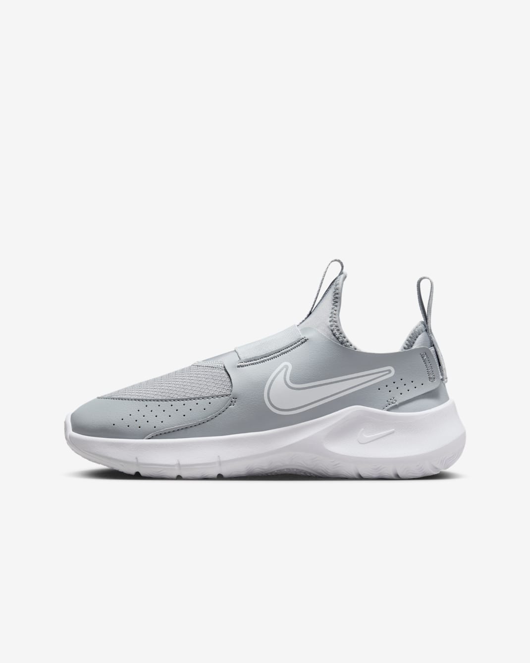 Nike Flex Runner 3 Big Kids' Road Running Shoes - Wolf Grey/White