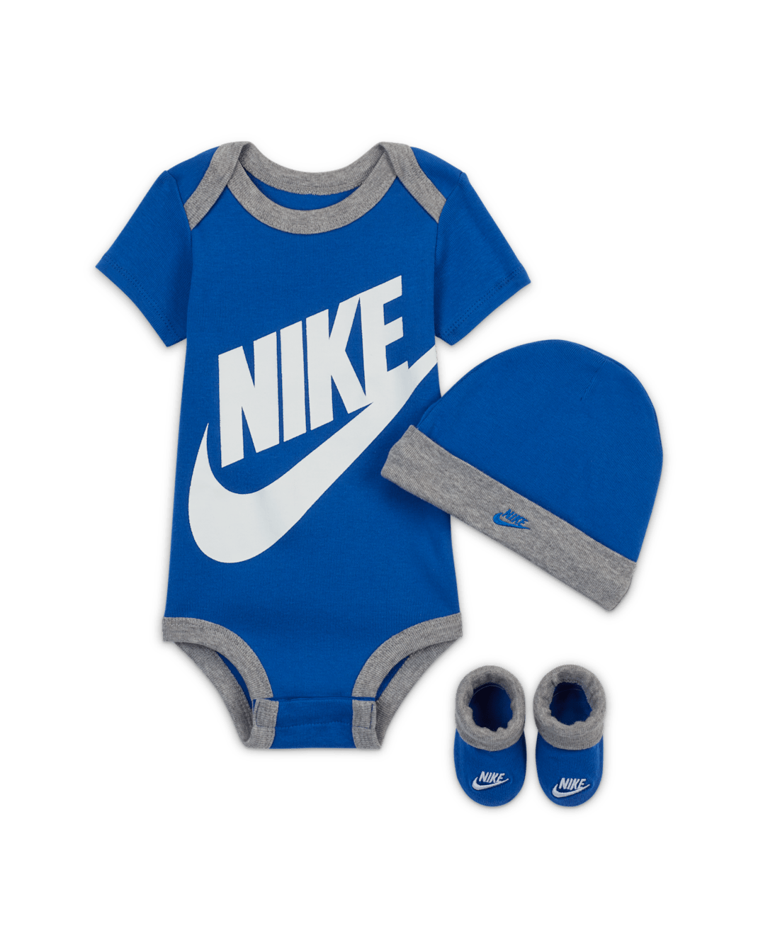 Nike Baby (0–6M) 3-Piece Set - Game Royal