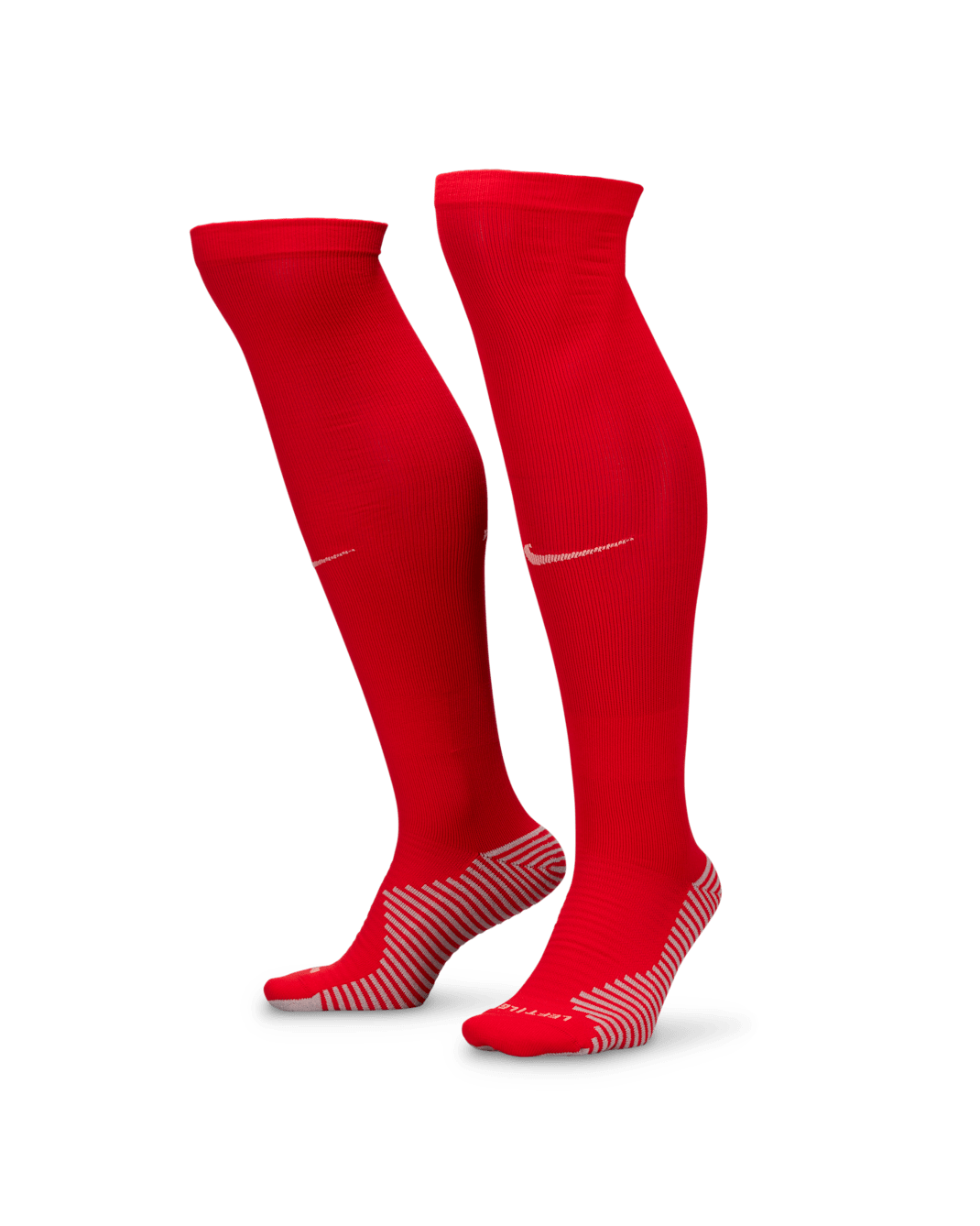 FFF Strike Home Nike Dri-FIT Football Knee-High Socks - University Red/Light Madder Root