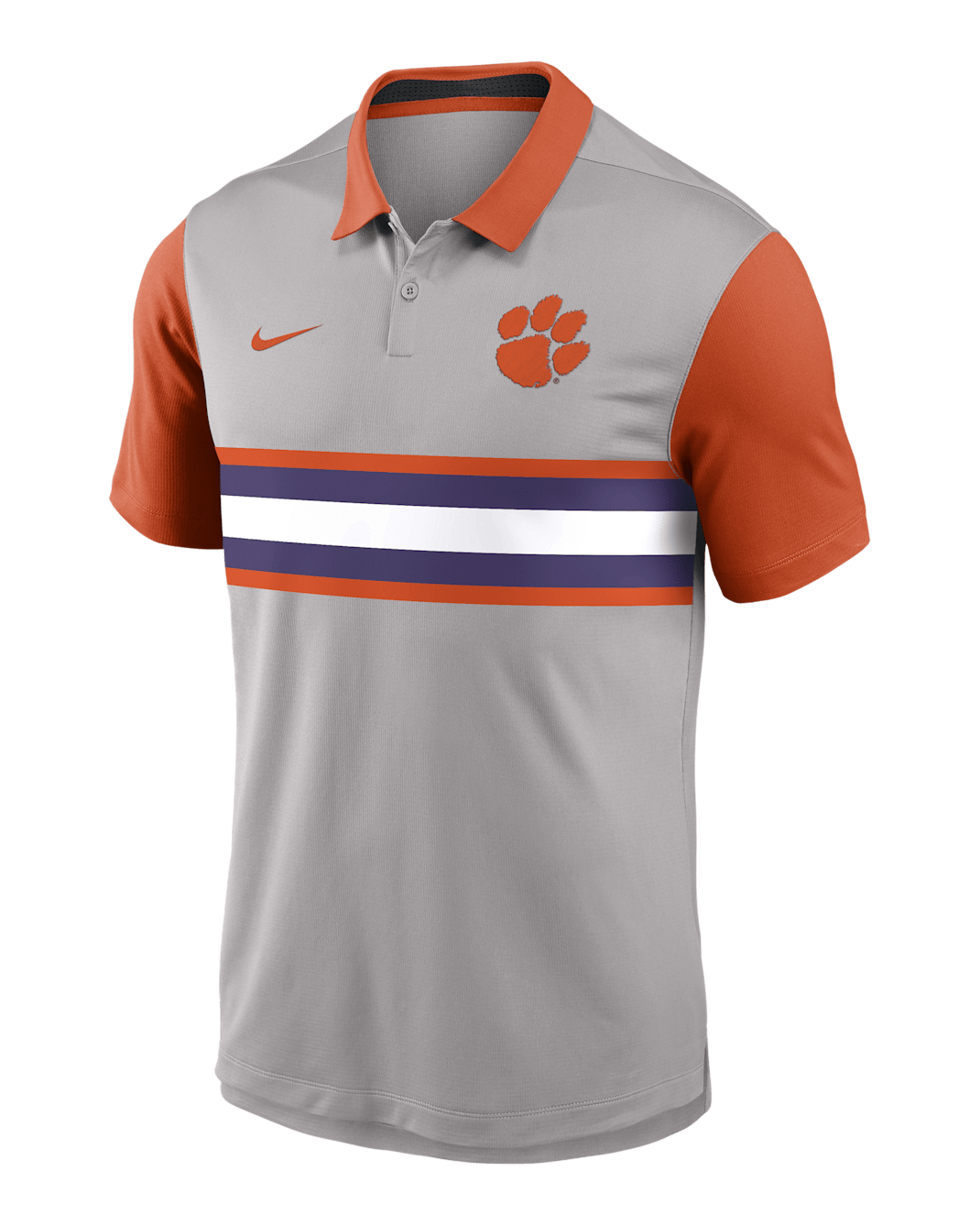 Clemson Vapor Men's Nike Dri-FIT College Polo - Grey