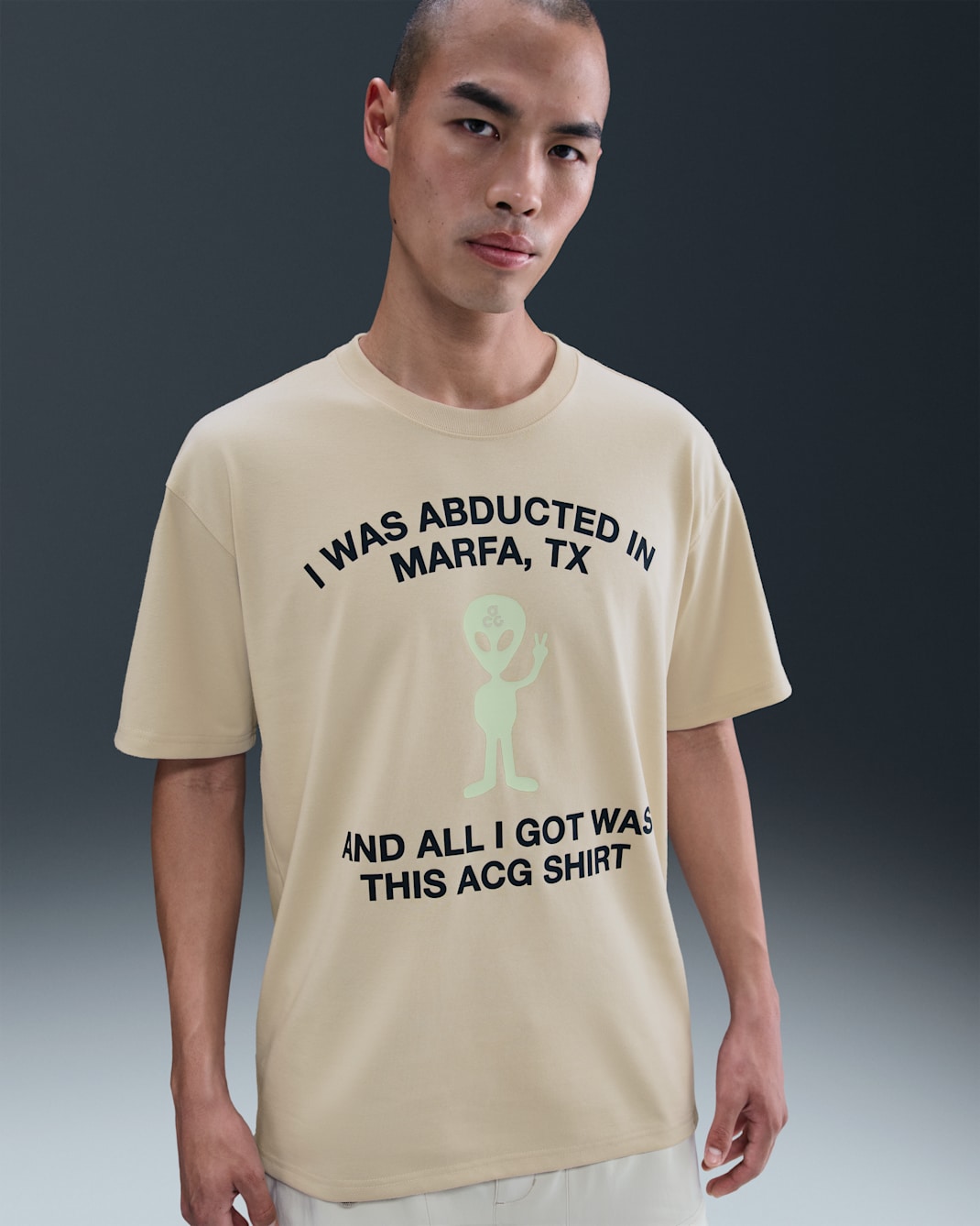 나이키 ACG 남성 티셔츠 - 라이트 카키