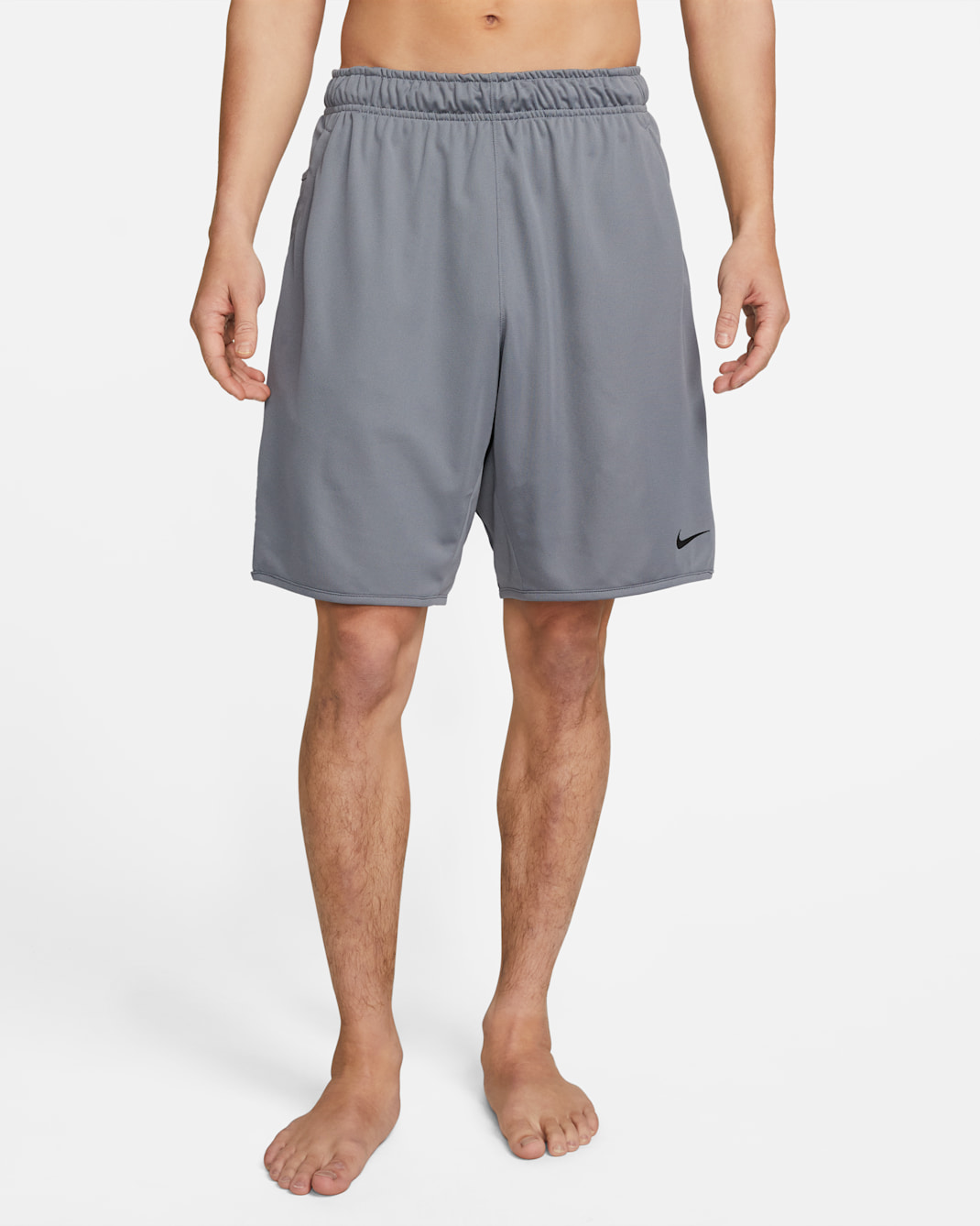 กางเกงขาสั้นอเนกประสงค์ 9 นิ้วไม่มีซับในผู้ชาย Dri-FIT Nike Totality - Smoke Grey/ดำ/Smoke Grey/ดำ