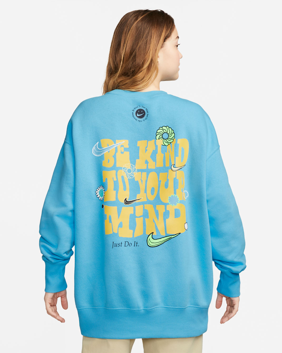 Sudadera oversized para mujer Nike Sportswear Phoenix Fleece - Azul báltico
