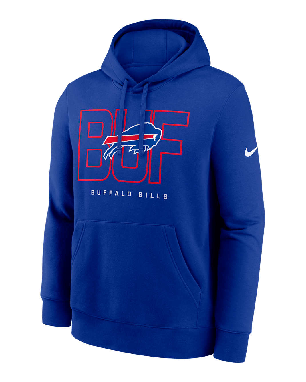 Buffalo Bills Busted Play Club Men's Nike NFL Pullover Hoodie - Royal