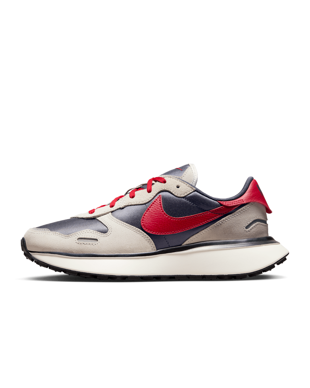 Nike Phoenix Waffle Women's Shoes - Thunder Blue/Photon Dust/Wolf Grey/Gym Red