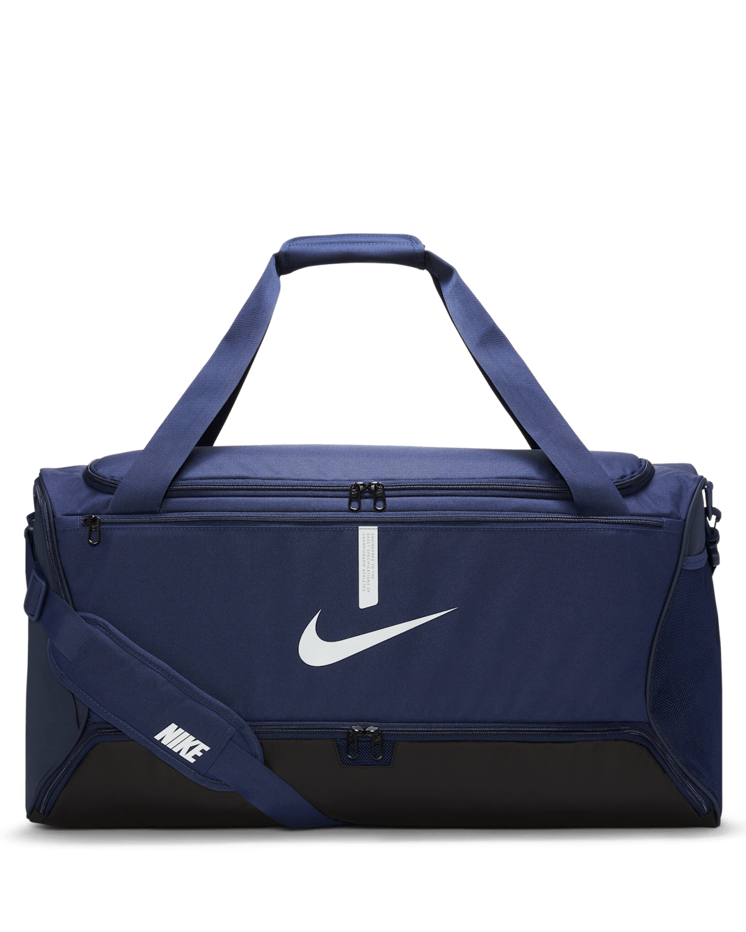 Nike Academy Team futballedzőtáska (nagy méret, 95 l) - Midnight Navy/Fekete/Fehér