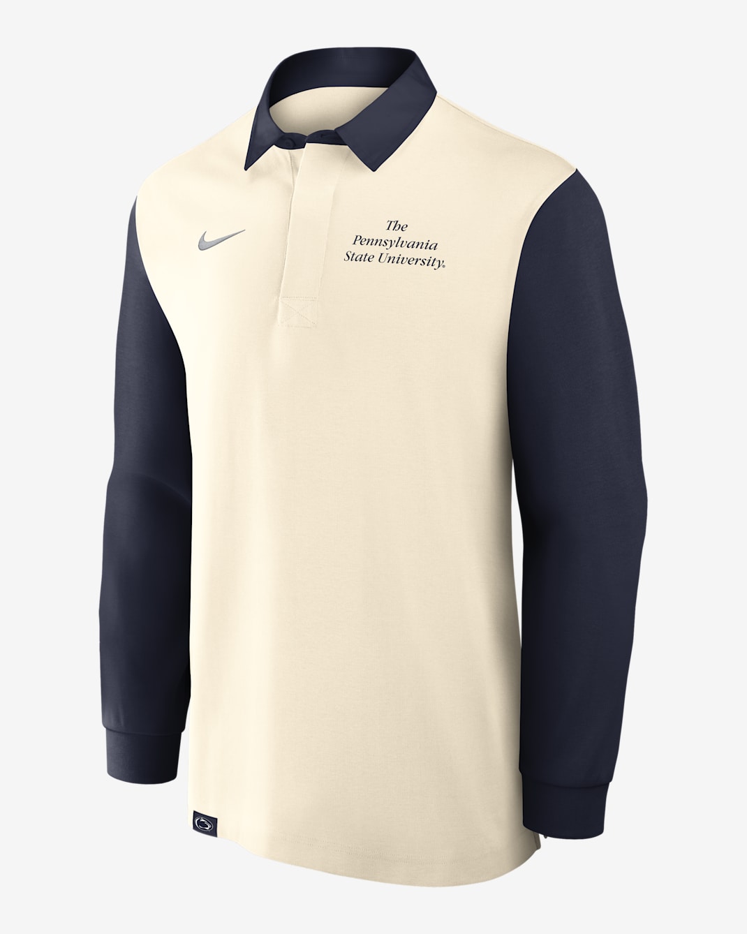 Penn State Rugby Men's Nike College Long-Sleeve Top - Tan/Beige