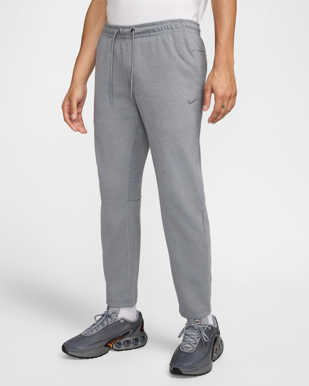 Nike Primary Fleece Men's Dri-FIT UV Tapered Performance Pants - Cool Grey/Heather/Cool Grey