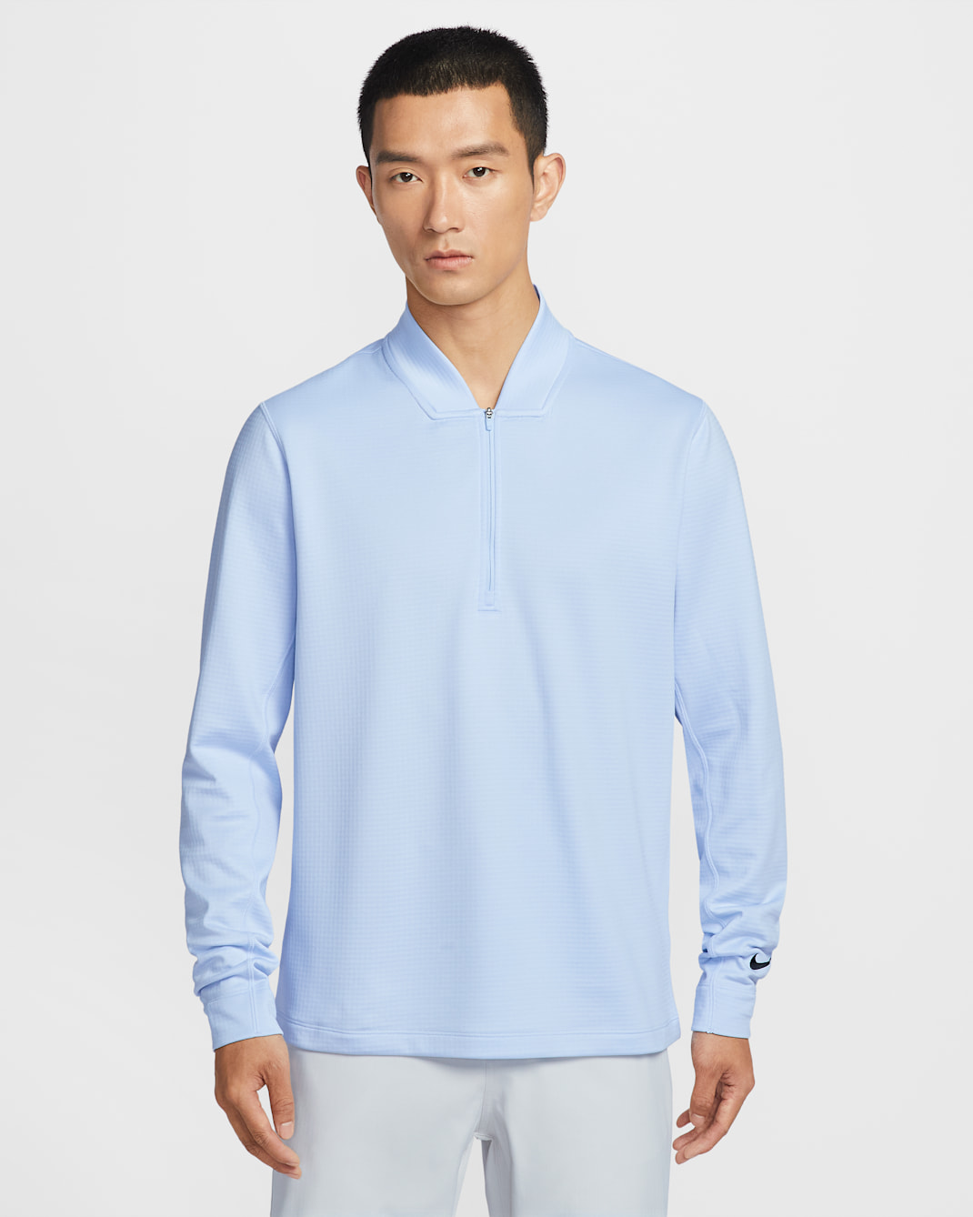 Nike Velocity Men's Therma-FIT 1/2-Zip Golf Top - Hydrogen Blue/Black