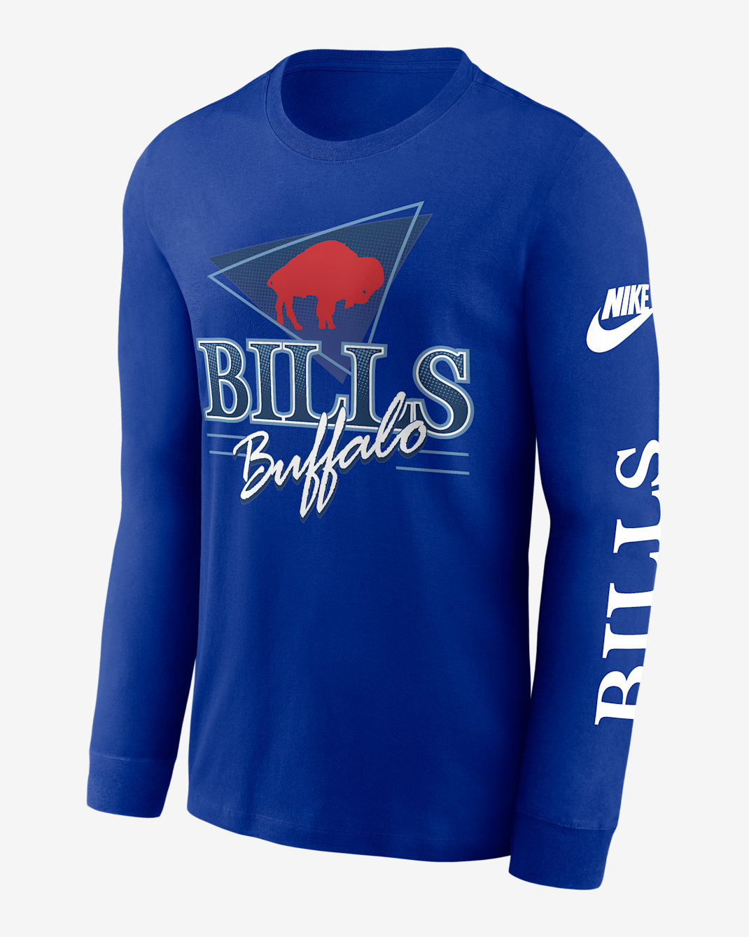 Buffalo Bills Rewind Men's Nike NFL Long-Sleeve T-Shirt - Old Royal