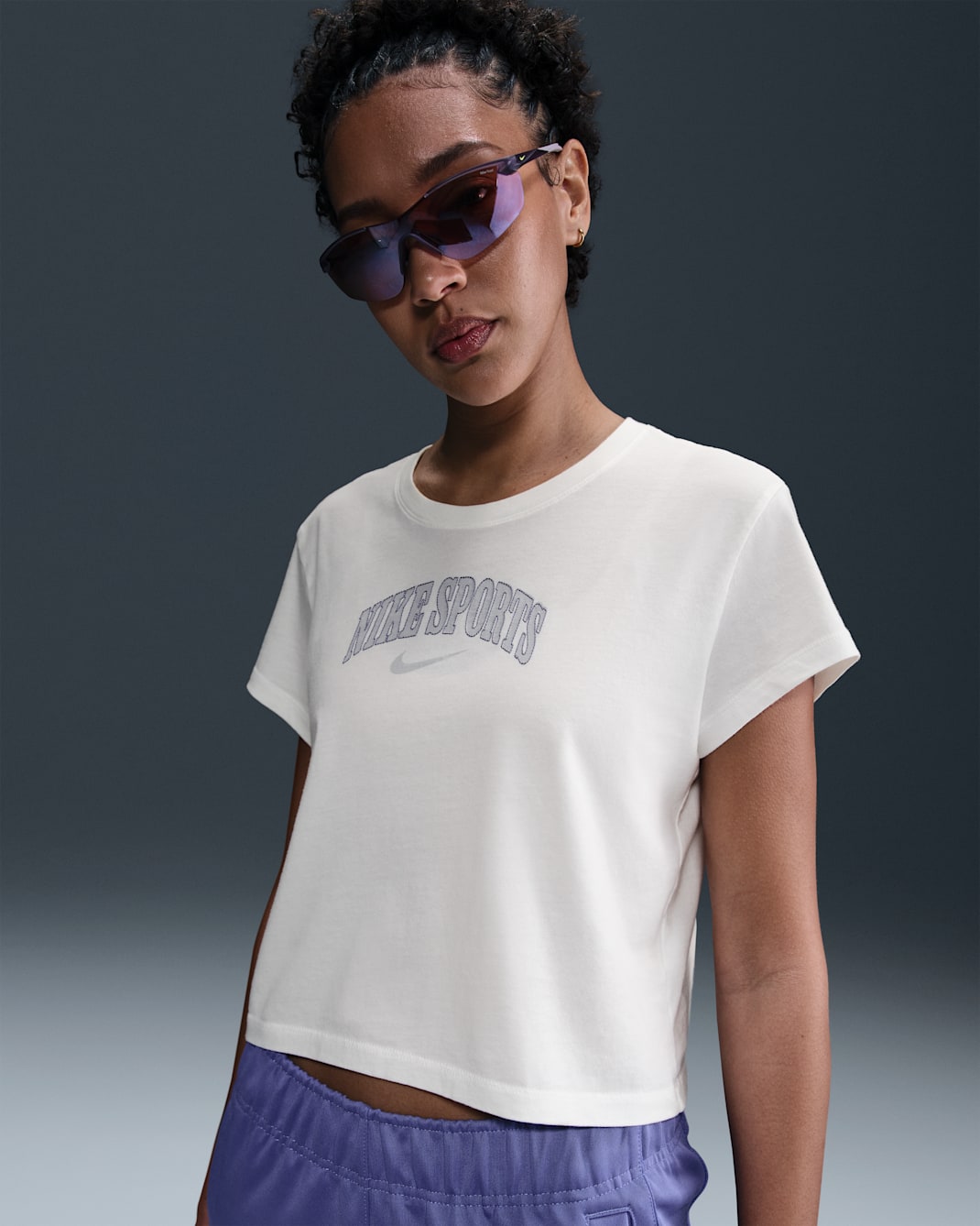 Playera de manga corta para mujer Nike Sportswear - Vela