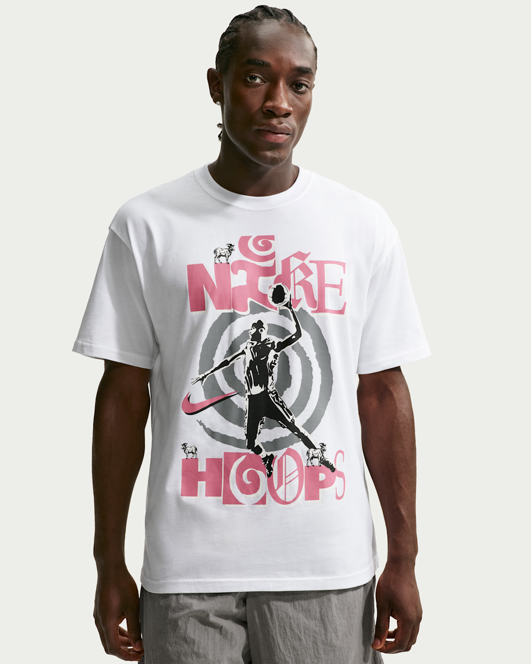 T-shirt da basket Nike – Uomo - Bianco