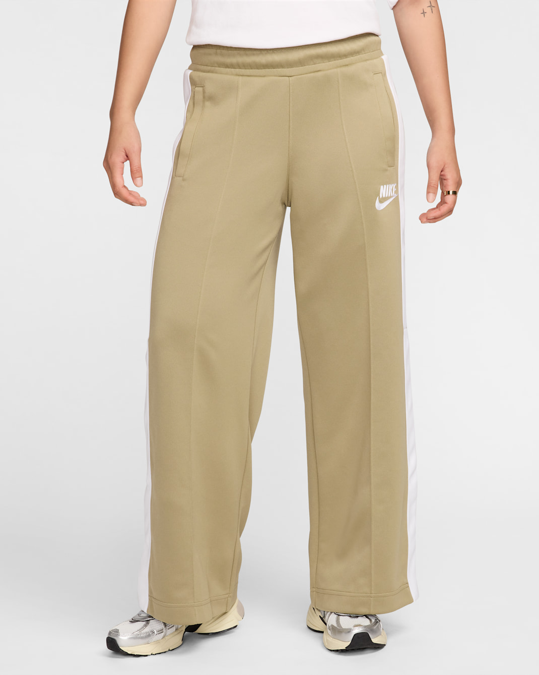 Nike Sportswear Women's Knit Pants - Neutral Olive/White/White