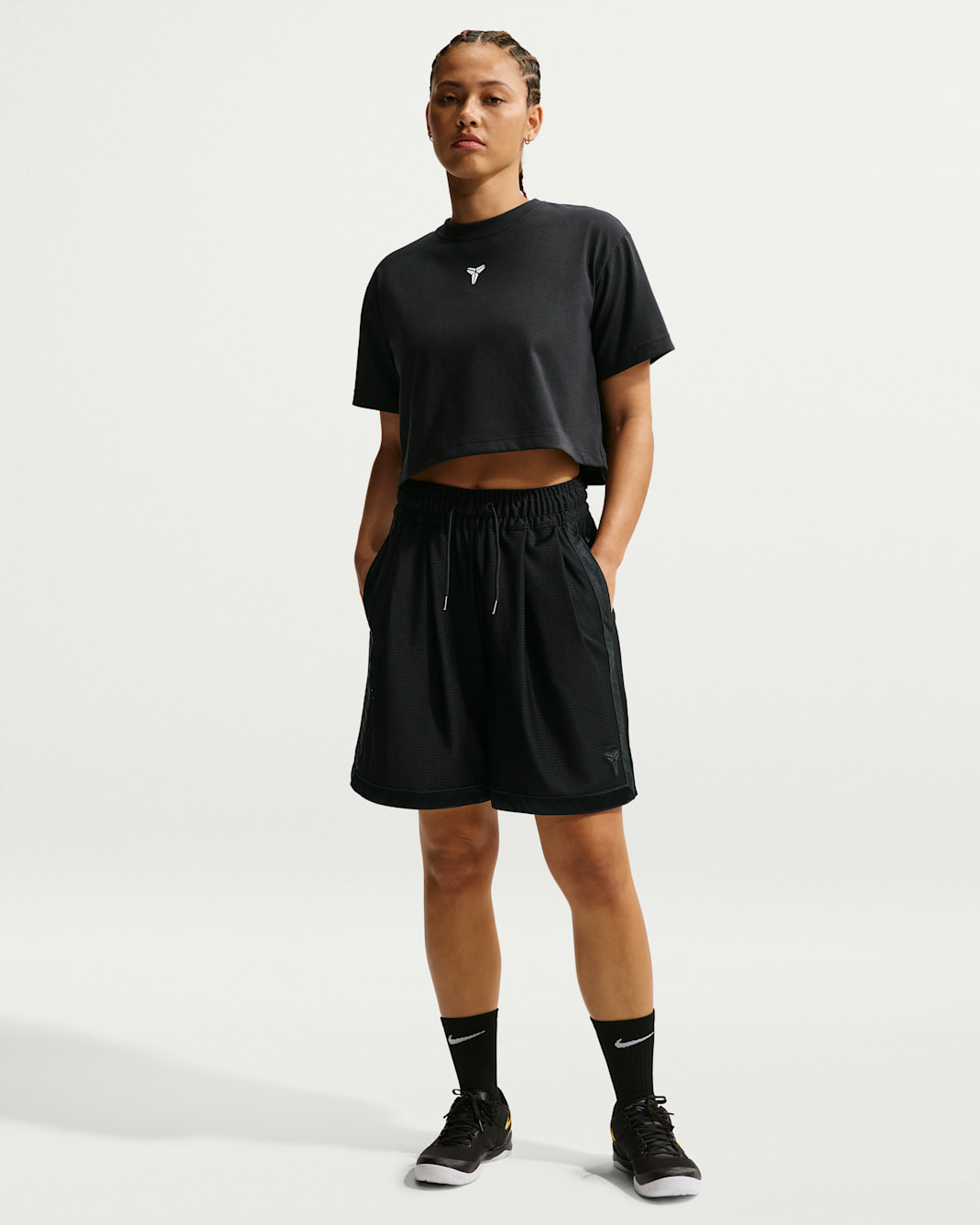 Kobe Women's Basketball Shorts - Black/Black