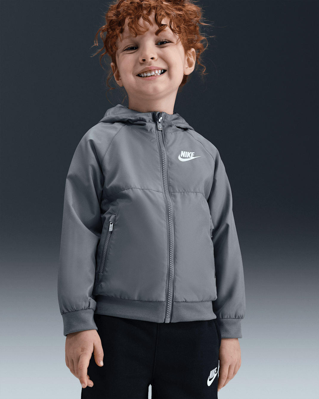 Nike Toddler Paneled Windbreaker - Gunsmoke