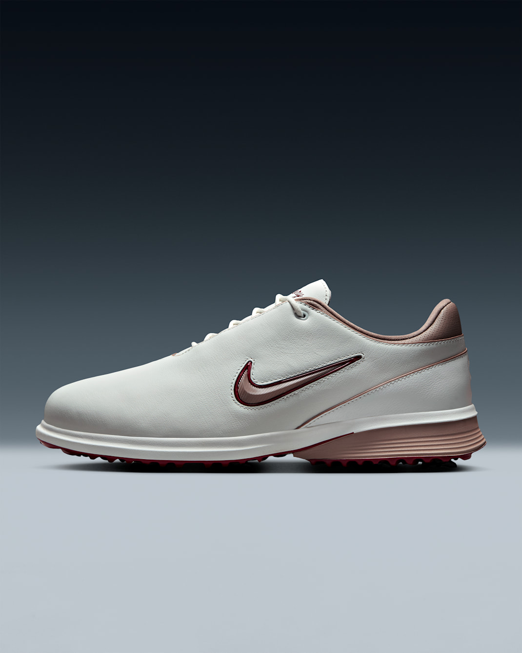 Nike Victory Tour 4 Golf Shoes - Summit White/Taupe Grey/Black/Team Red