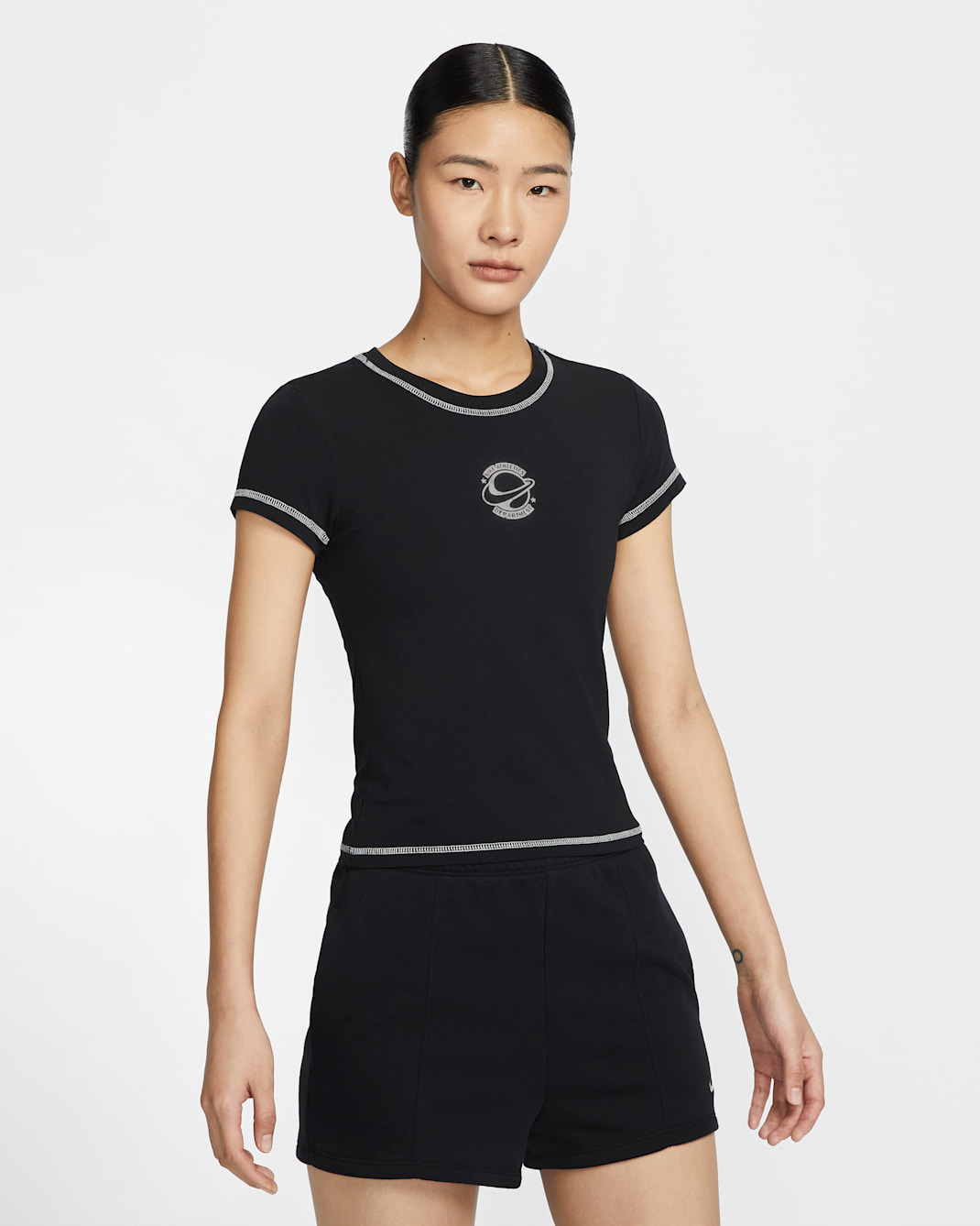 Nike Sportswear Chill Knit Women's Slim Short-Sleeve T-Shirt - Black