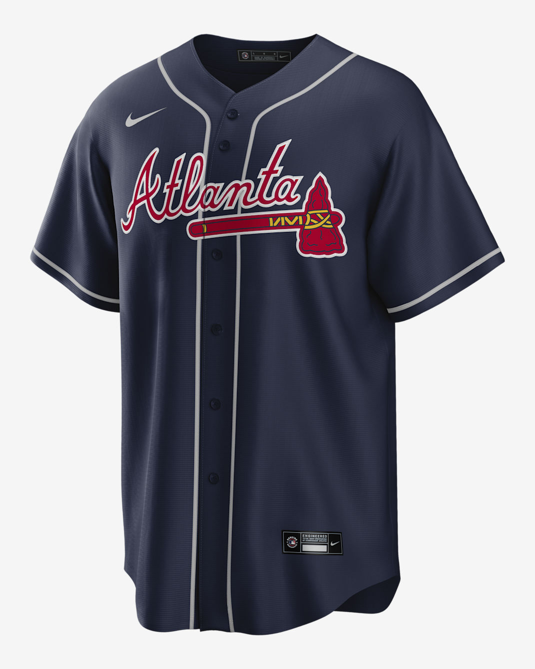 Jersey de béisbol Replica para hombre MLB Atlanta Braves (Matt Olson) - Azul marino
