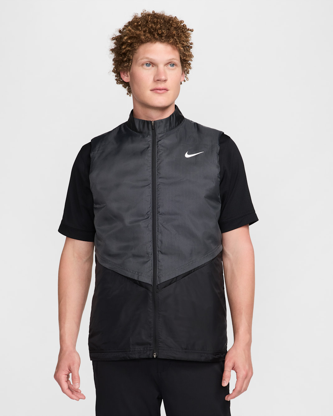 Nike Men's Therma-FIT ADV Repel Golf Vest - Black/Anthracite/White