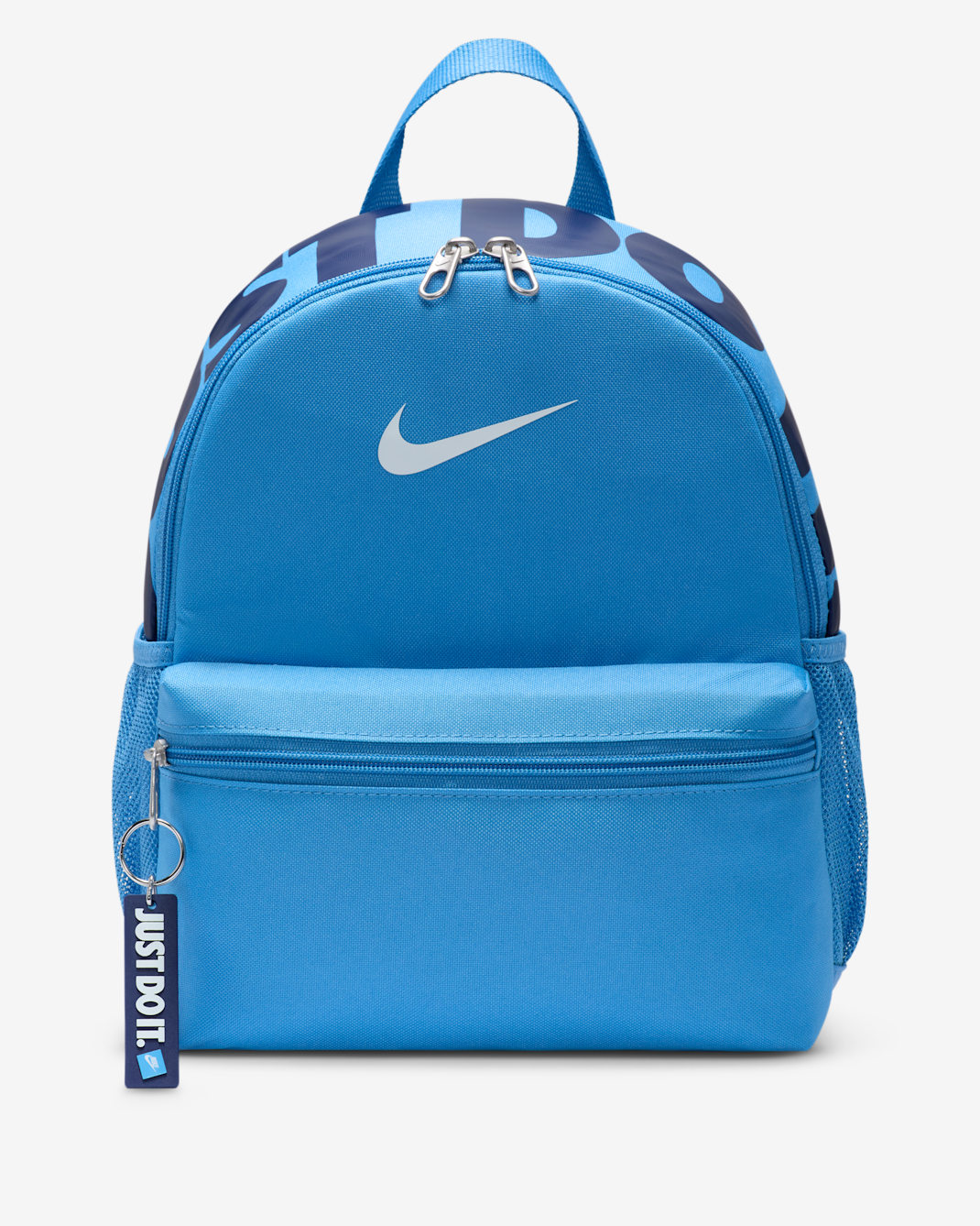 Minimochila para niños Nike Brasilia JDI (11 L) - Azul extremo/Azul vacío/Blanco cumbre