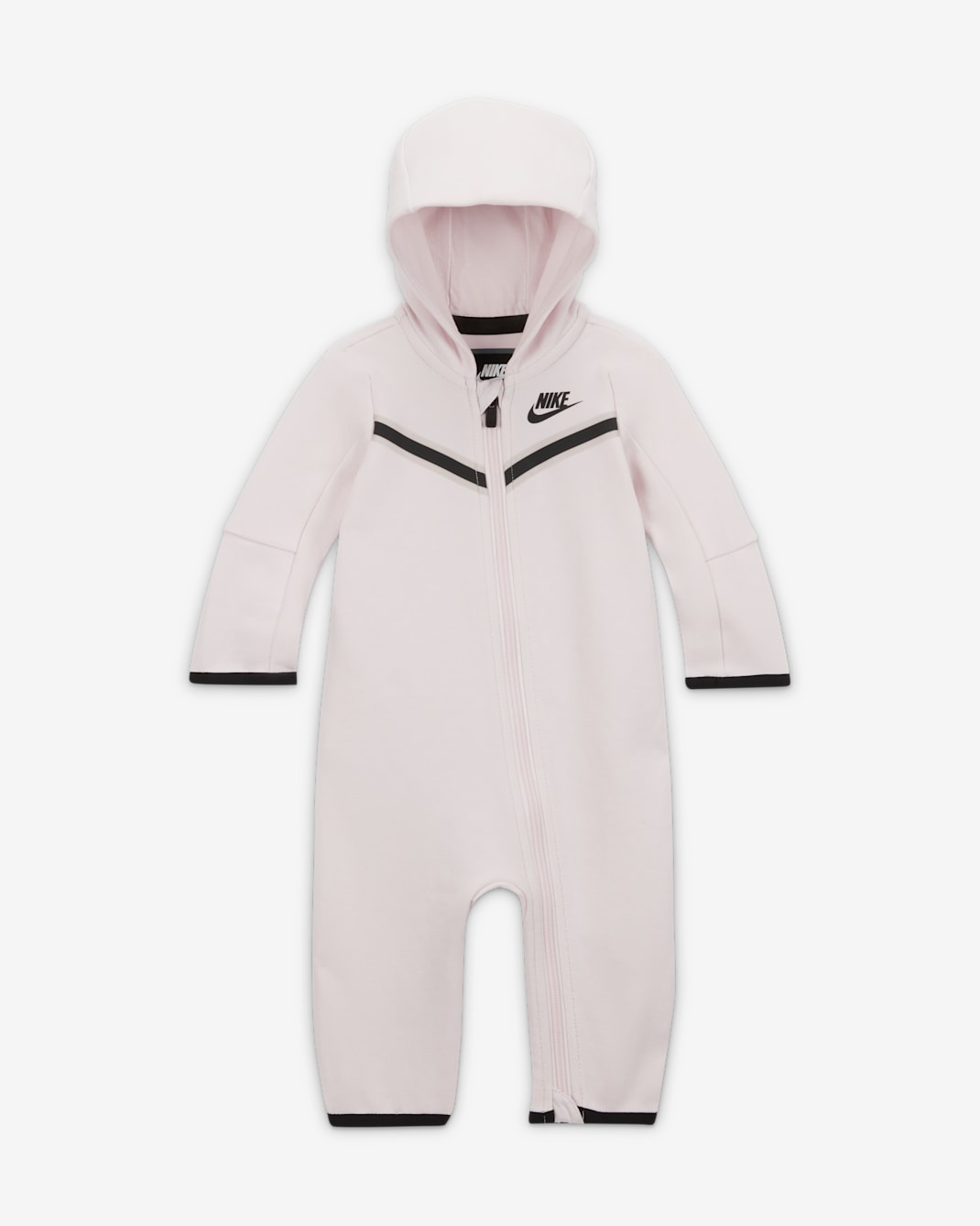 Combinaison à zip Nike Sportswear Tech Fleece pour bébé (0 - 9 mois) - Pearl Pink