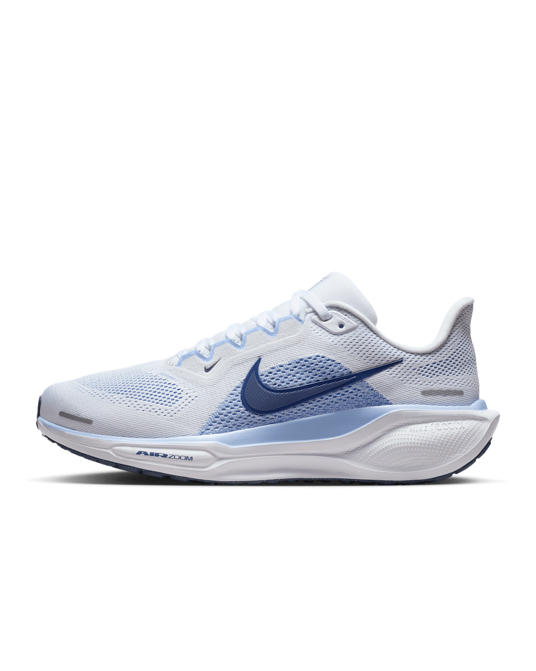Nike Pegasus 41 Women's Road Running Shoes (Wide) - White/Aluminium/Football Grey/Diffused Blue